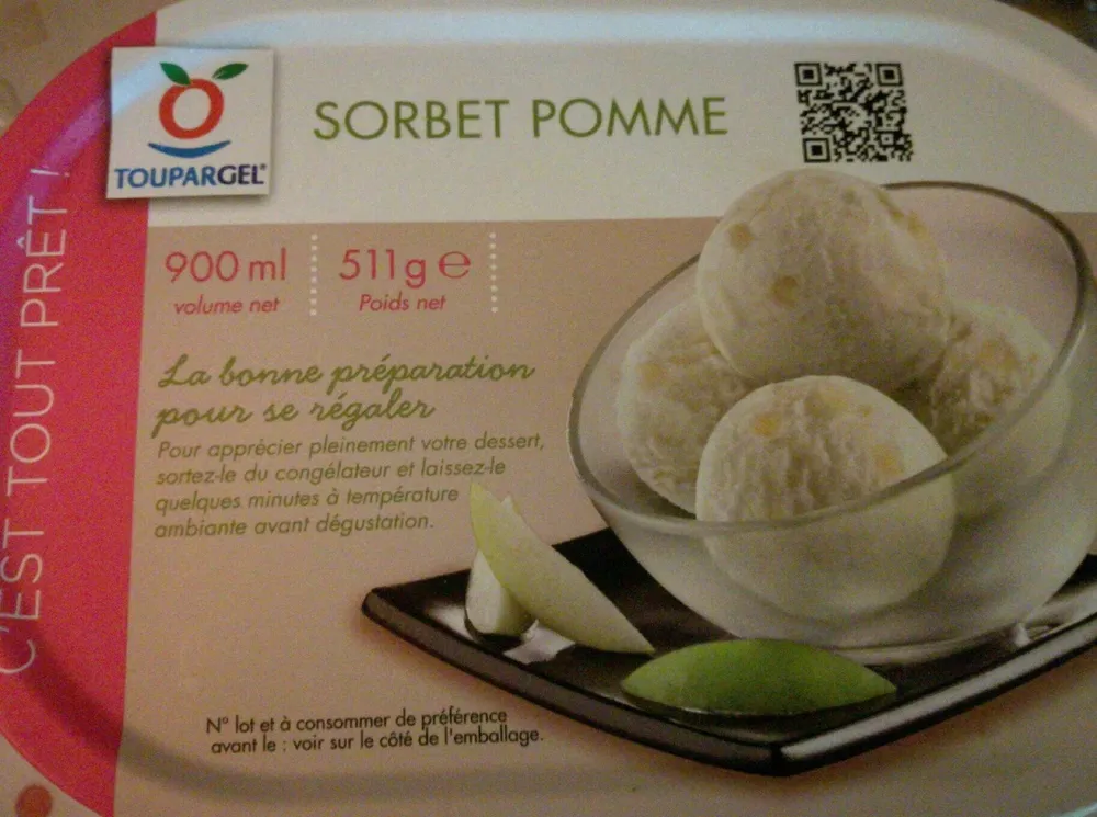 Sorbet pomme