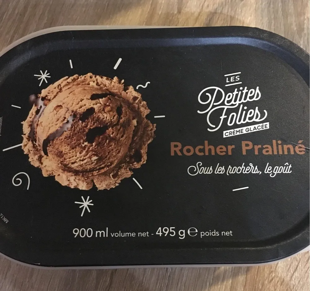 Crème glacée Rocher Praliné