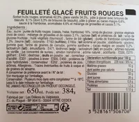 Feuilleté glacé fruits rouges