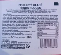 Feuilleté glacé fruits rouges