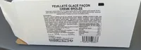 Feuilleté glacé façon crème brûlée