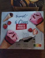 6 Cônes Fruits rouges