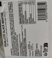 Feuilleté glacé menthe
