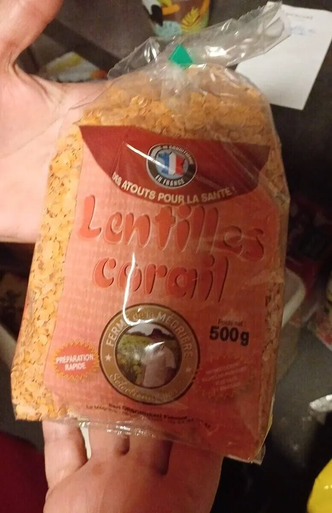 Lentilles corail