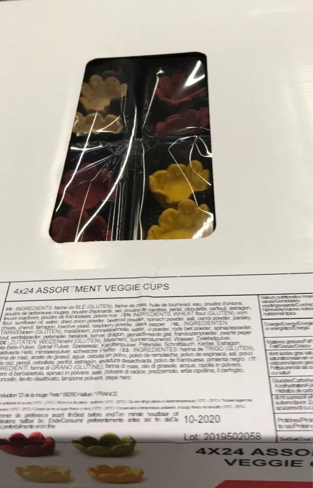 Asortiment veggie cups