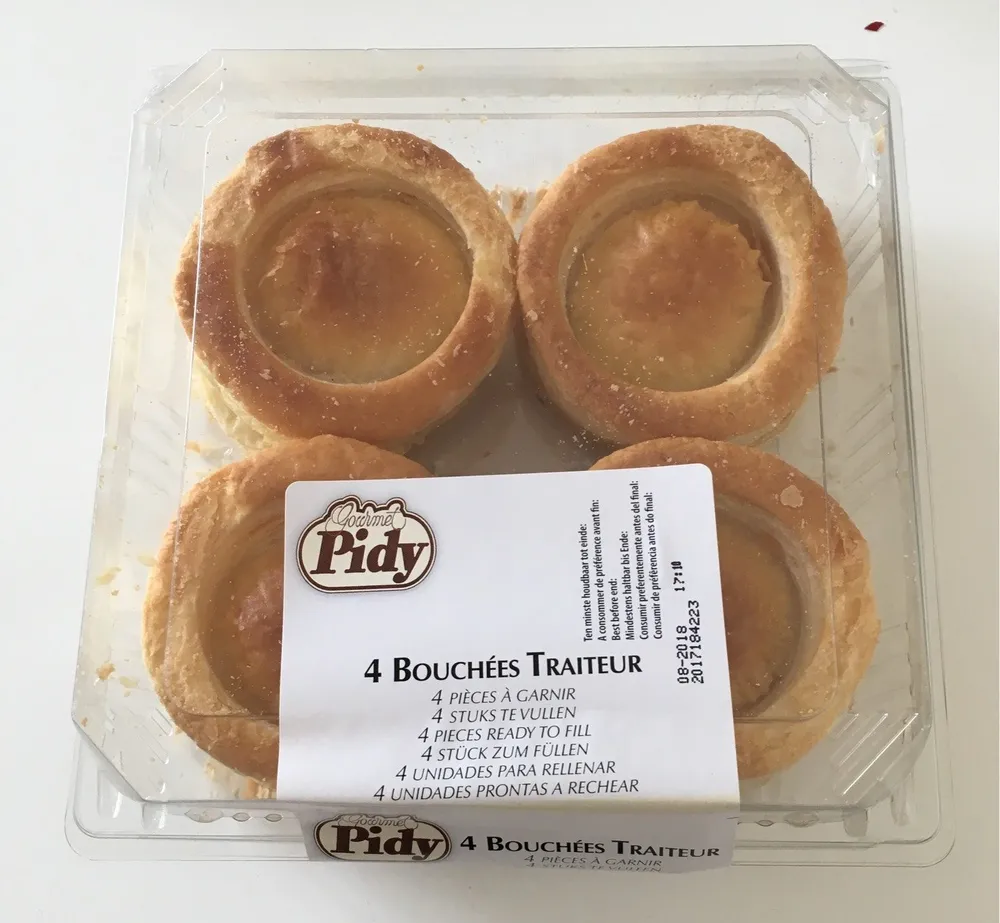 Pidy bouchée à la reine à garnir x4