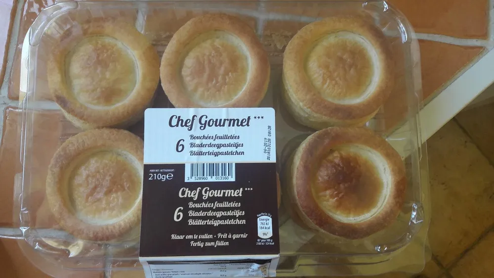 6 Bouchées Feuilletées