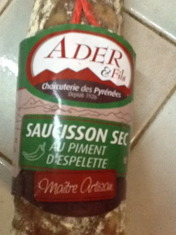 Saucisson Sec Au Piment D'espelette