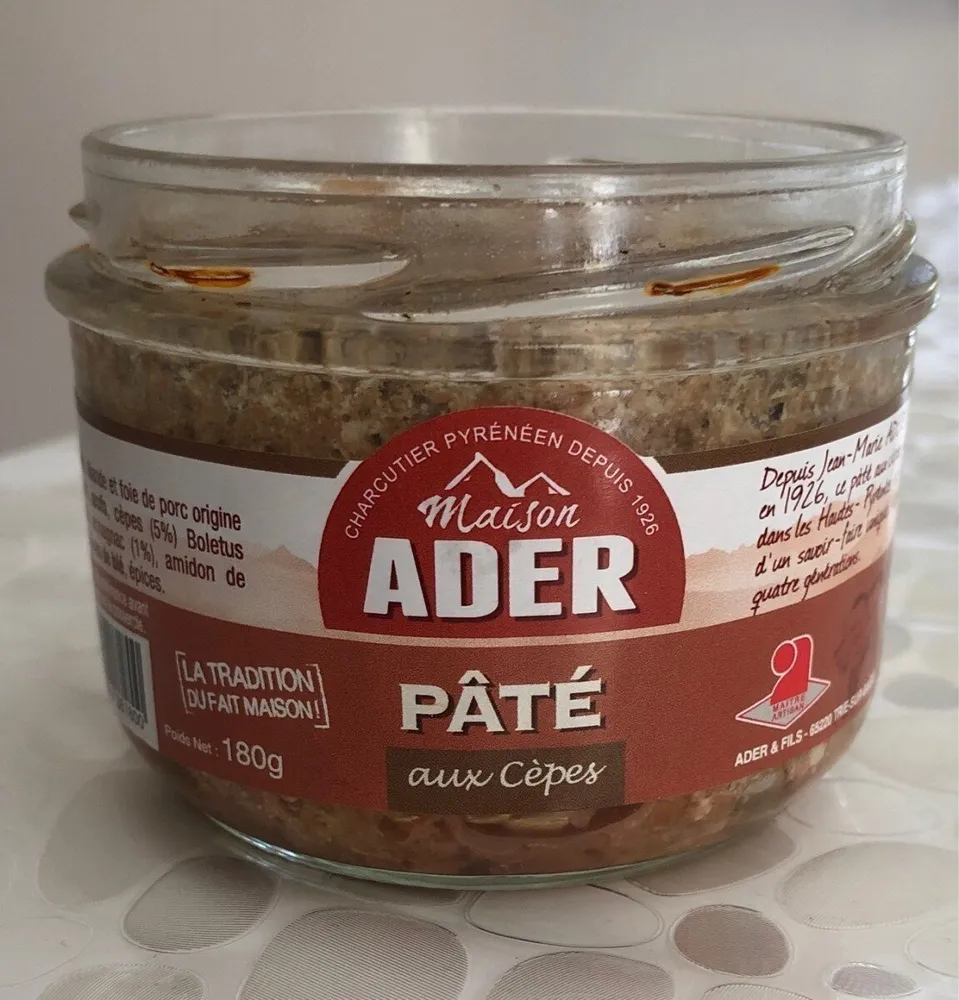 Pâté aux cèpes
