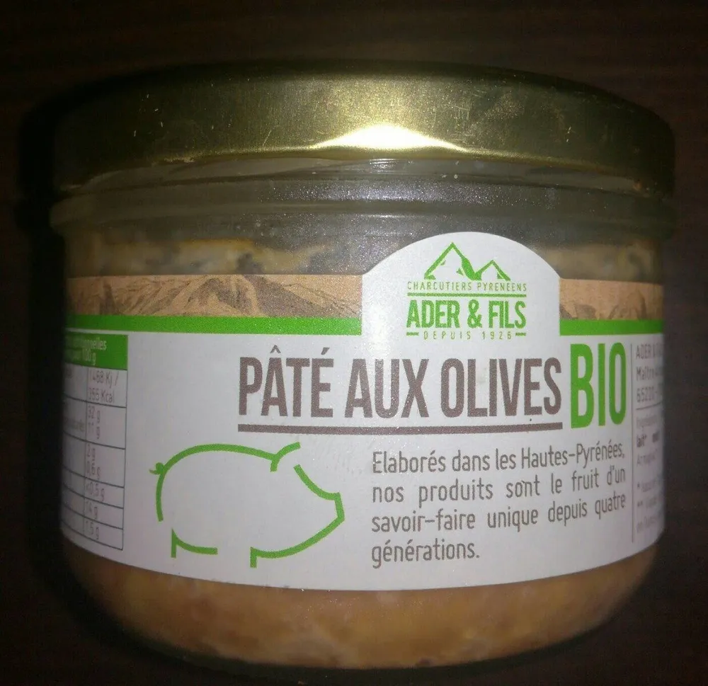 Pate aux olives BIO