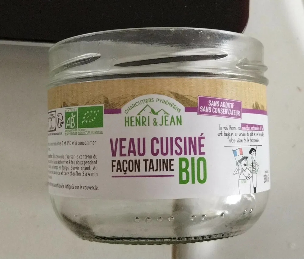 Veau cuisiné façon tajine