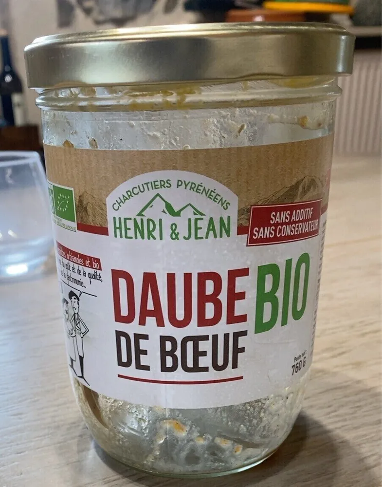 Daube de boeuf bio