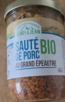Sauté de porc au grand epautre