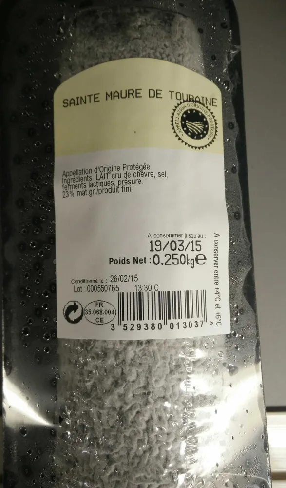 Sainte Maure de Touraine (23% MG)