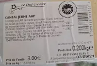 Cantal jeune AOP