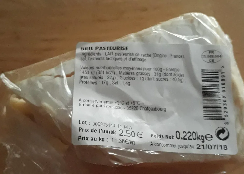 Brie Pasteurisé