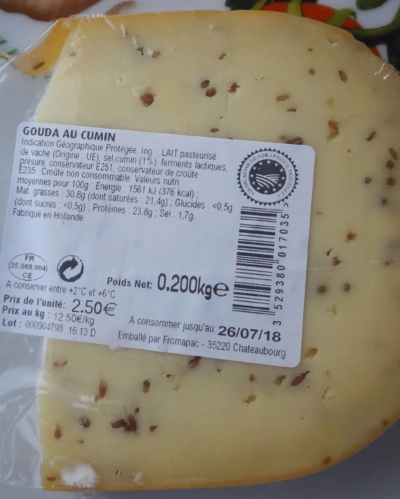 Gouda au cumin
