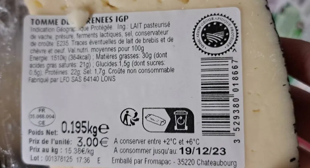 Tomme des Pyrénées