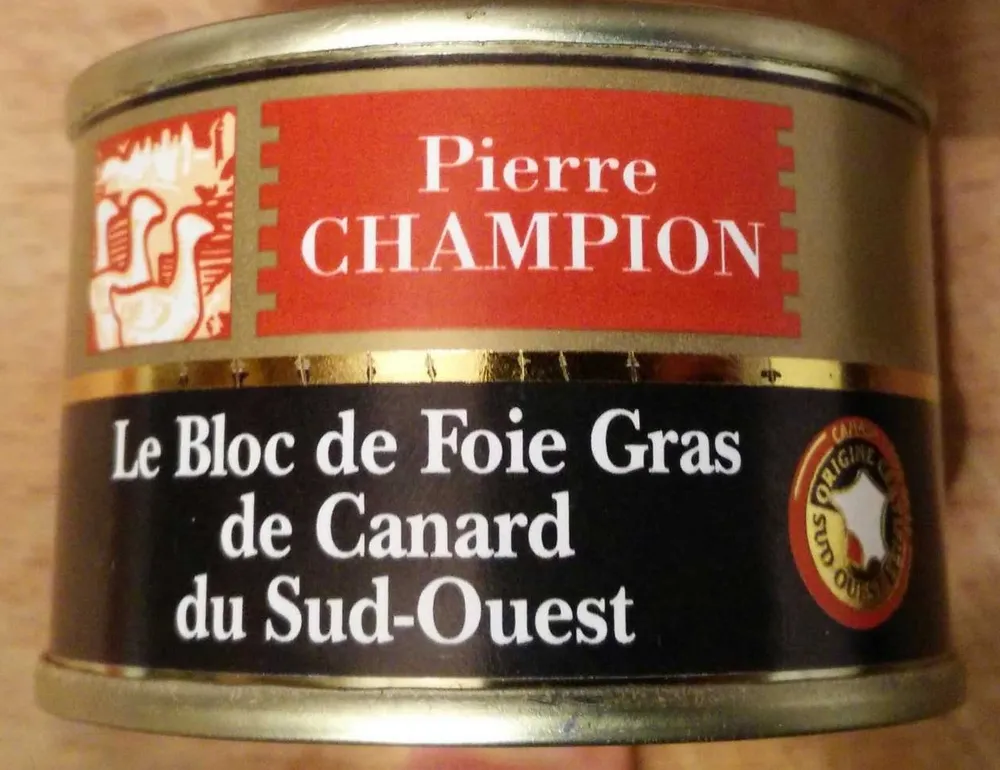 Le bloc de Foie Gras de Canard du Sud-Ouest