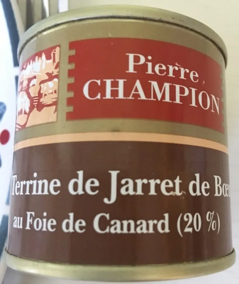 Terrine de jarret de boeuf au foie de canard