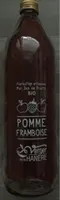 Jus de fruits bio pomme framboise