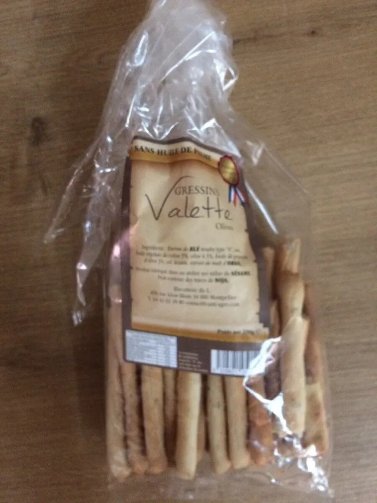Gressins valette olive