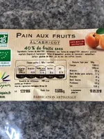 Pain aux fruits (à l'abricot)