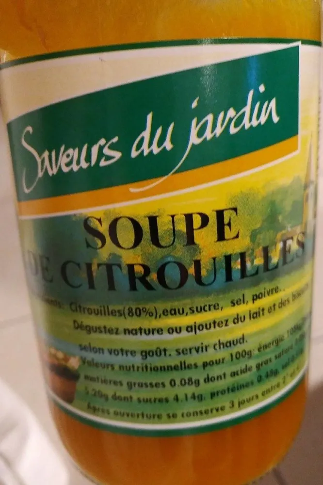 Soupe de citrouille
