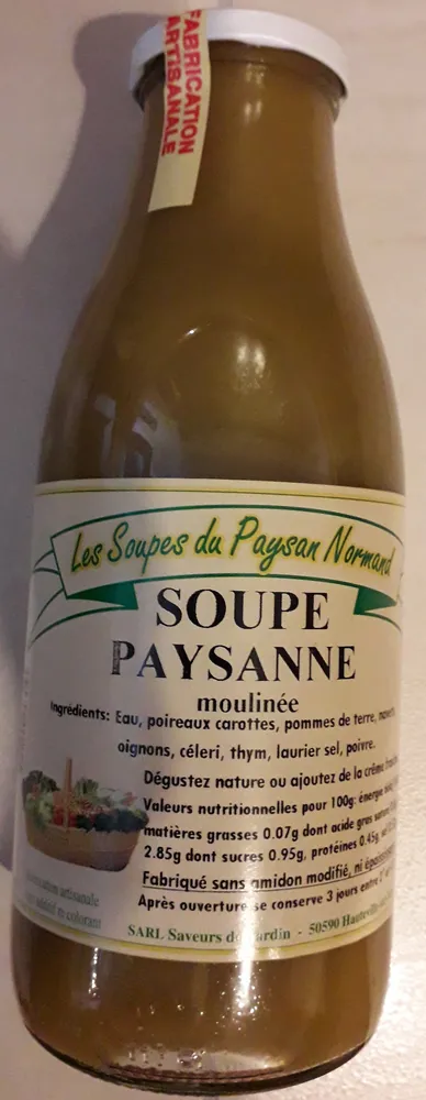 Soupe paysanne moulinée