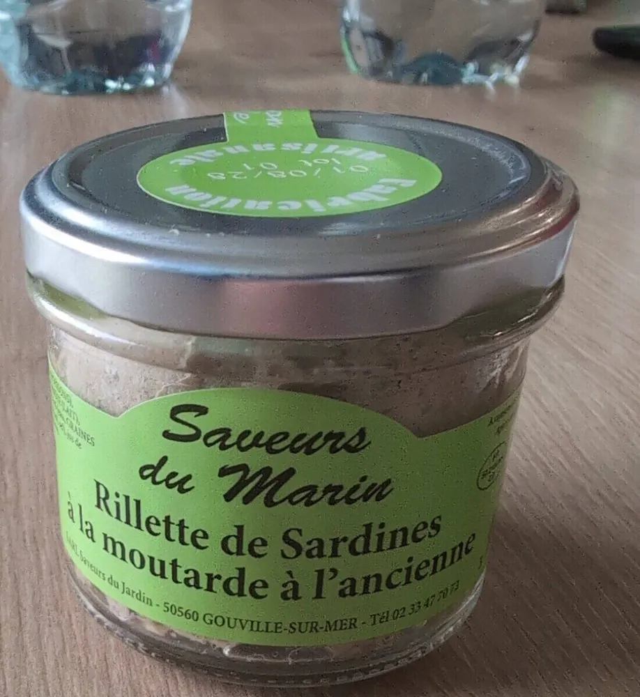 Rillette de sardines à la moutarde à l'ancienne