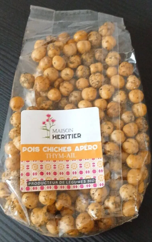 Pois chiches apéro thym ail