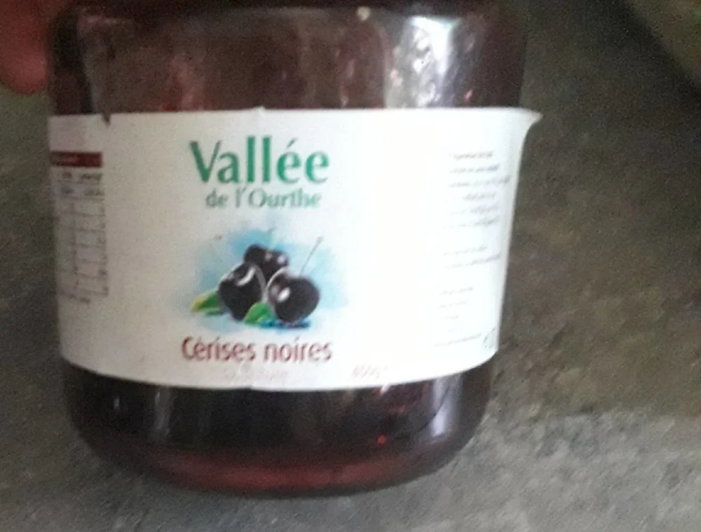 Confiture cerises noires