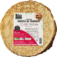6 petites crêpes de froment Bio