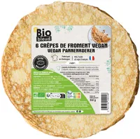 Crêpes de froment végan Bio
