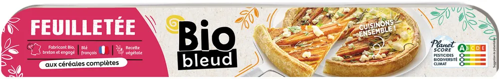 Pâte feuilletée aux céréales complètes Bio
