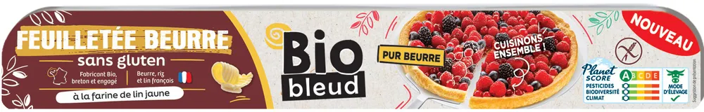 Pâte feuilletée pur beurre sans gluten Bio