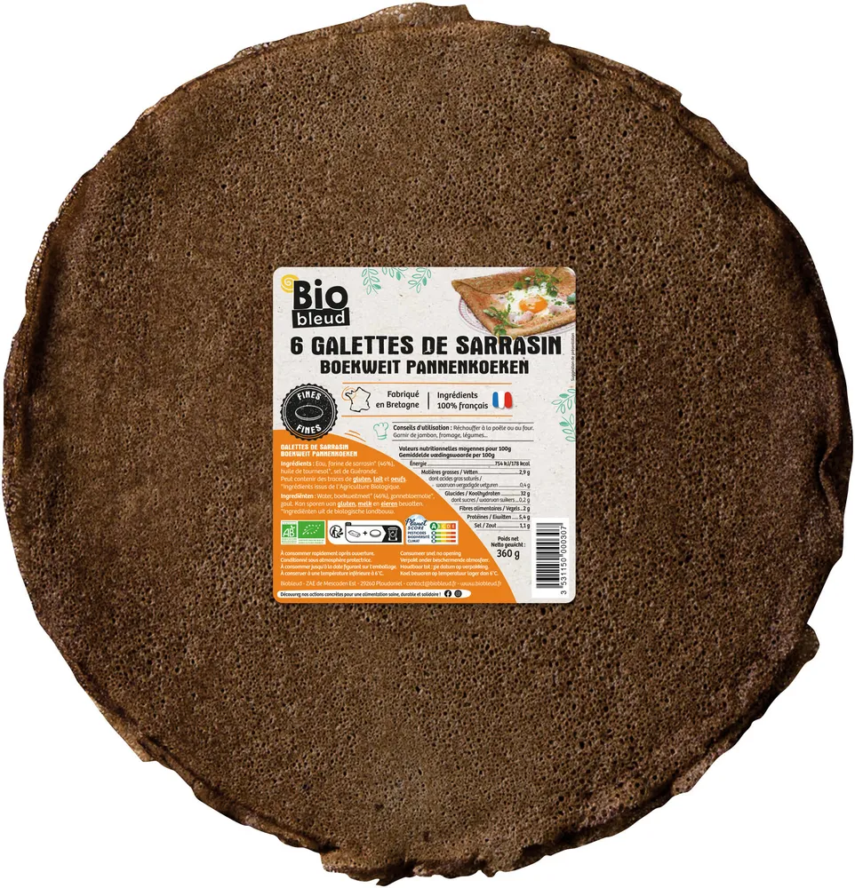 6 Galettes de Sarrasin Bio