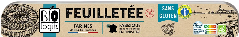 Pâte Feuilletée Sans Gluten Bio - Biologik