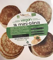 16 mini blinis vegan