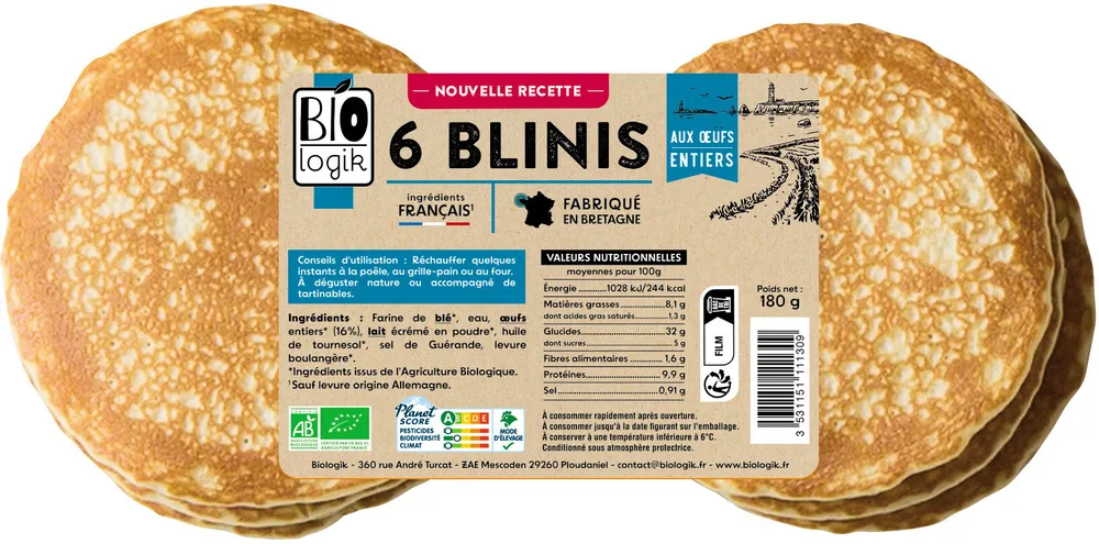 6 Blinis bio