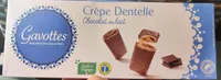 Crêpe Dentelle Chocolat au lait