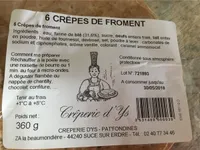 Crepes de froment