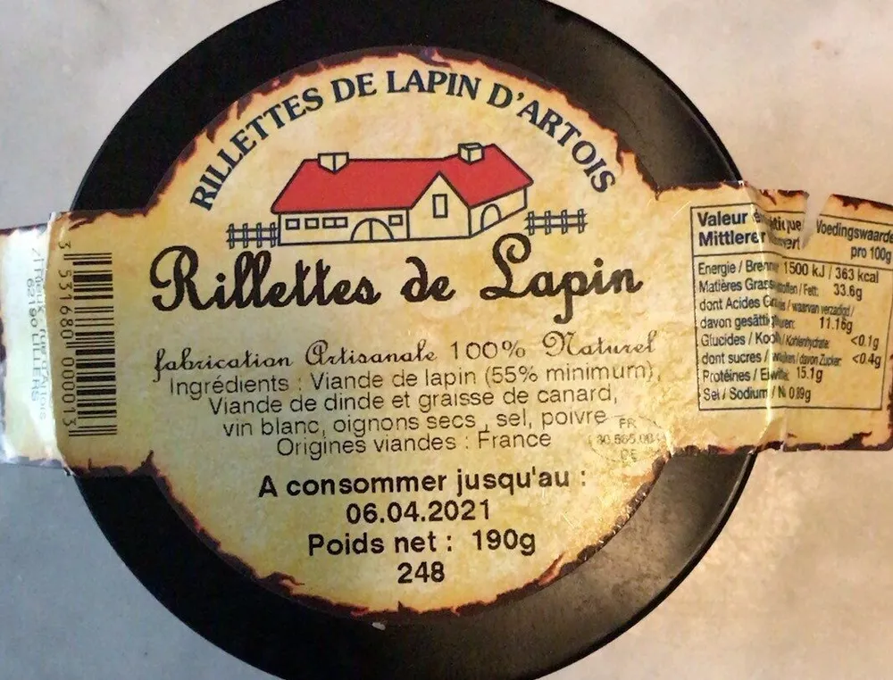 Rillettes de lapin