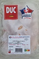 Cubes de filet de poulet jaune