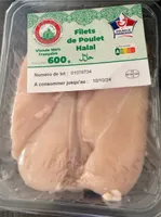 Filets de poulet halal