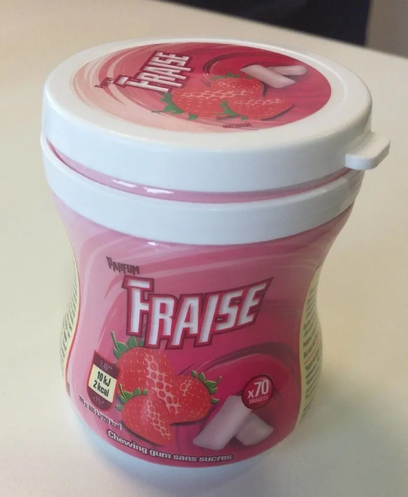 Chewing-gum sans sucres - Fraise