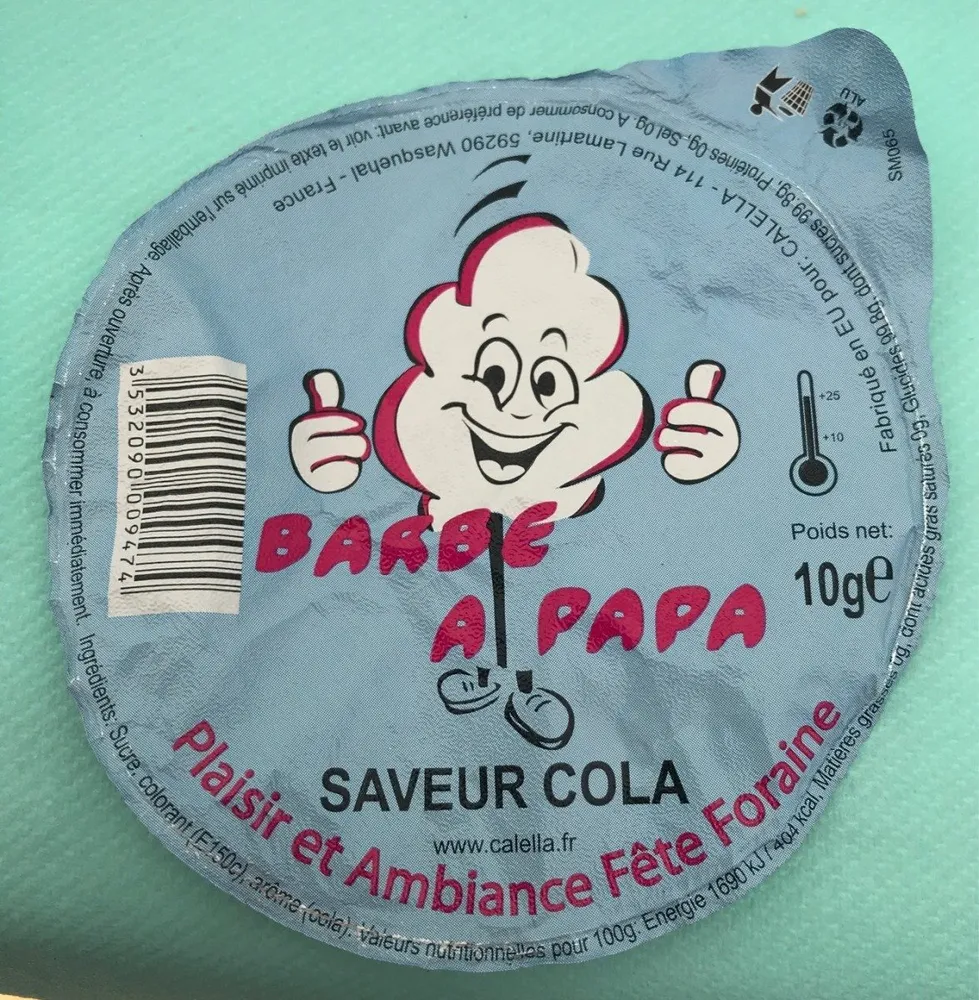 Barbe a papa saveur cola