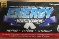 Energy chewing gum