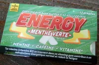 Chewing-gum energy menthe verte