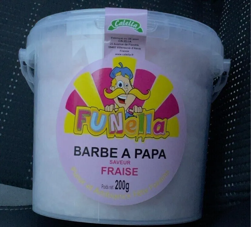 Barbe a papa saveur fraise